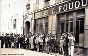 Oran - Place Kleber - Imprimerie Fouque